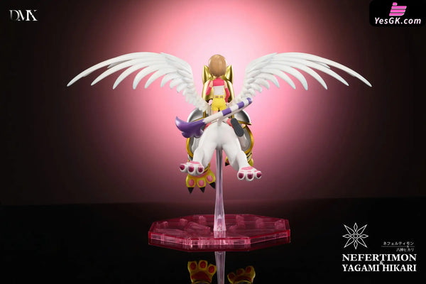 Digimon #5 Pegasmon & Takeru #6 TakaishiNefertimon & Kari Kamiya GK Statue - DMX Studio [Pre-Order] Digimon