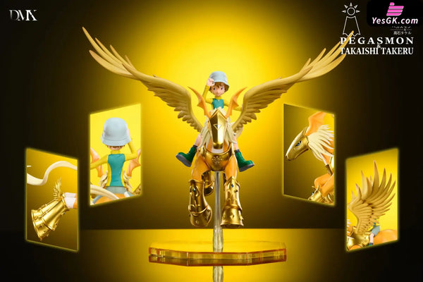 Digimon #5 Pegasmon & Takeru #6 TakaishiNefertimon & Kari Kamiya GK Statue - DMX Studio [Pre-Order] Deposit / Pegasmon