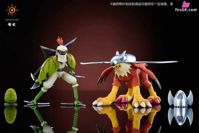 Digimon Adventure Evolution Line #2 Shurimon & #3 Halsemon GK Statue - Genesis Studio [Pre-Order] Digimon