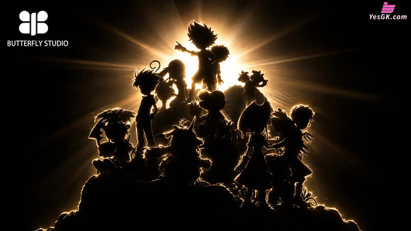 Digimon Adventure Main Characters Gathering Statue - Butterfly Studio