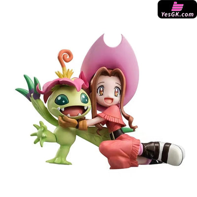 Digimon Adventure Tachikawa Mimi & Palmon Statue - Megahouse Studio [In Stock]