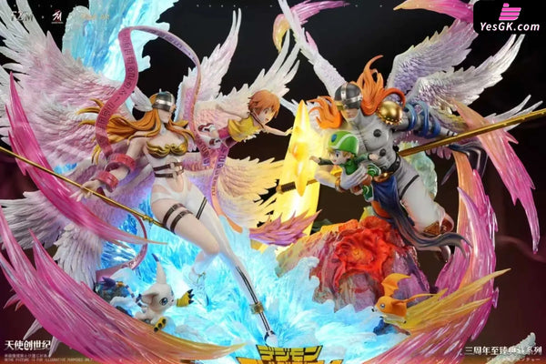 Digimon Angel Genesis Series #1 Angewomon Statue - SUPER HERO Studio x Flash Art STUDIO x Fantasy Zone Maker