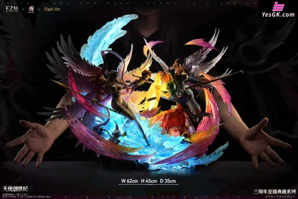 Digimon Angel Genesis Series #1 Angewomon Statue - SUPER HERO Studio x Flash Art STUDIO x Fantasy Zone Maker