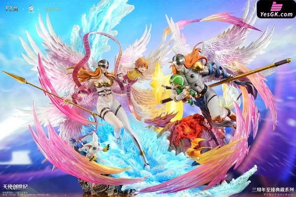 Digimon Angel Genesis Series #1 Angewomon Statue - SUPER HERO Studio x Flash Art STUDIO x Fantasy Zone Maker