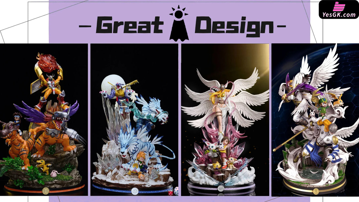 Digimon - Angemon & Holy Resin Statue Gd Studio [In Stock]