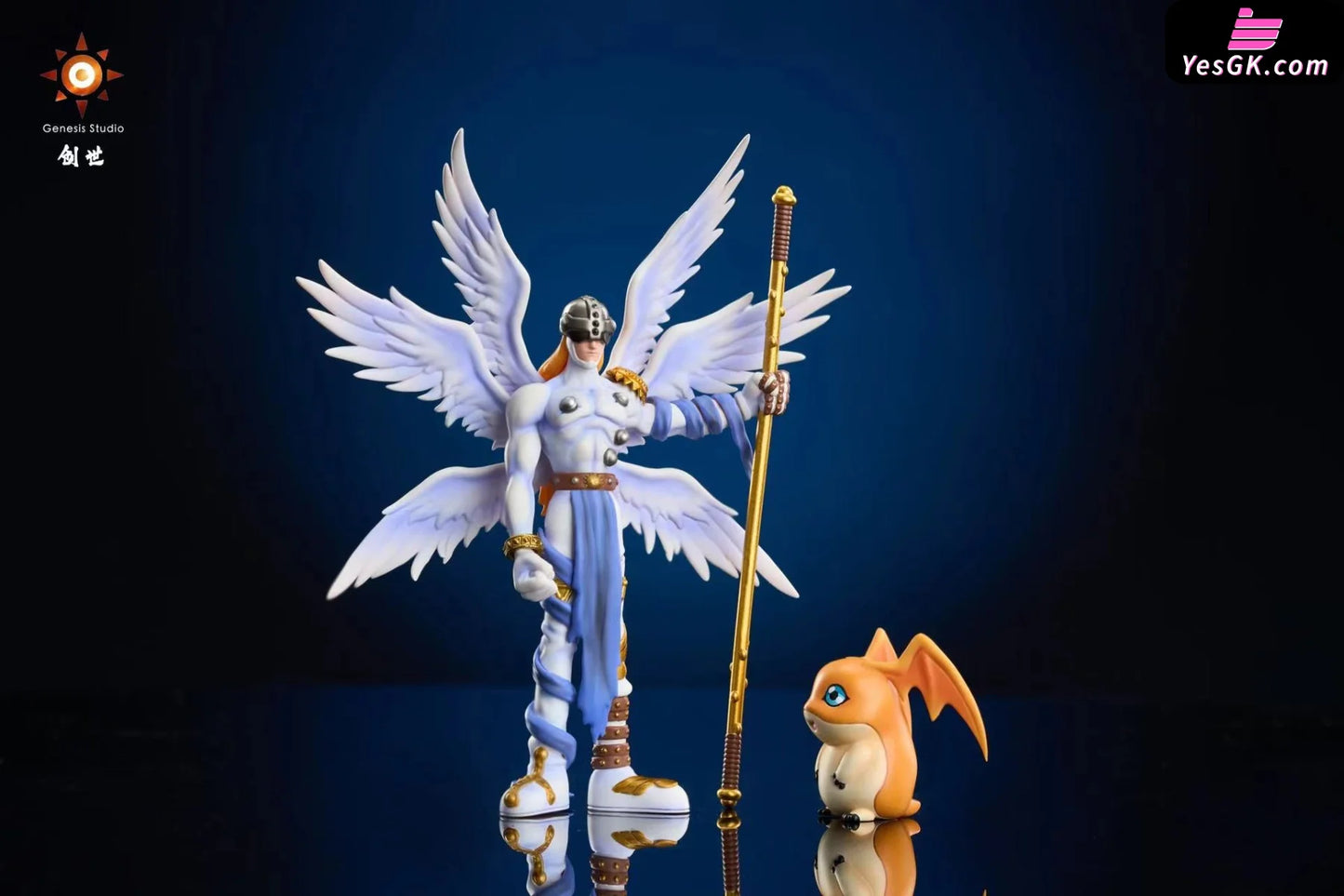 Digimon Angemon & Patamon Resin Statue - Genesis Studio [Pre-Order] Deposit