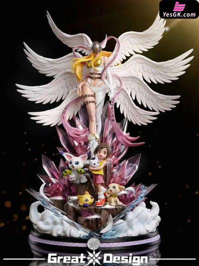 Digimon Angewomon Evolution Group GK Statue - Great Design Studio [In-Stock] - Full Payment - Digimon