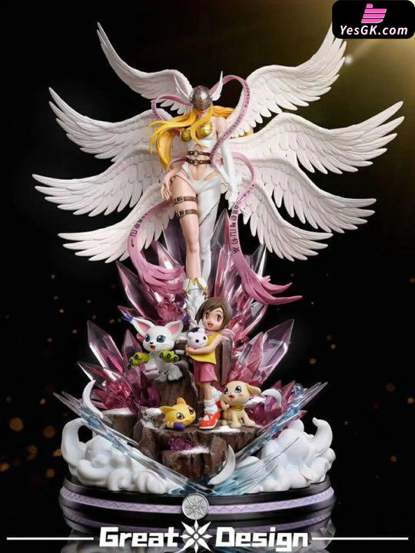 Digimon Angewomon Evolution Group GK Statue - Great Design Studio [In-Stock] - Full Payment - Digimon