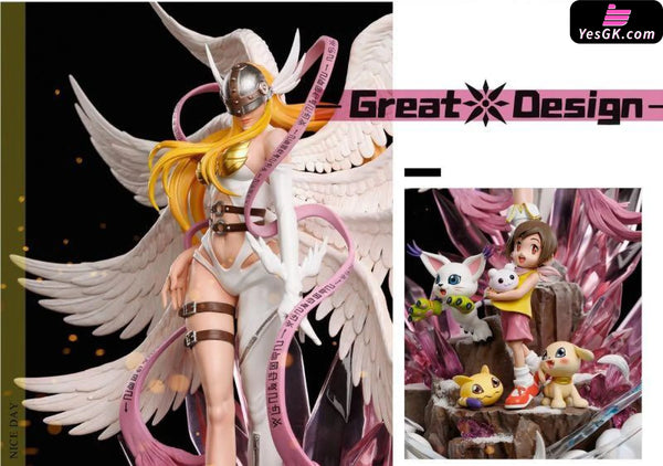 Digimon Angewomon Evolution Group GK Statue - Great Design Studio [In-Stock] - Full Payment - Digimon