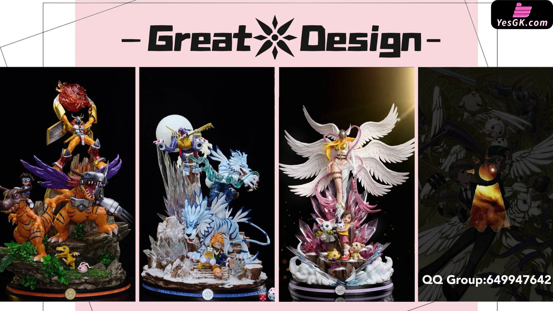 Digimon - Angewomon Resin Statue Gd Studio [In Stock]