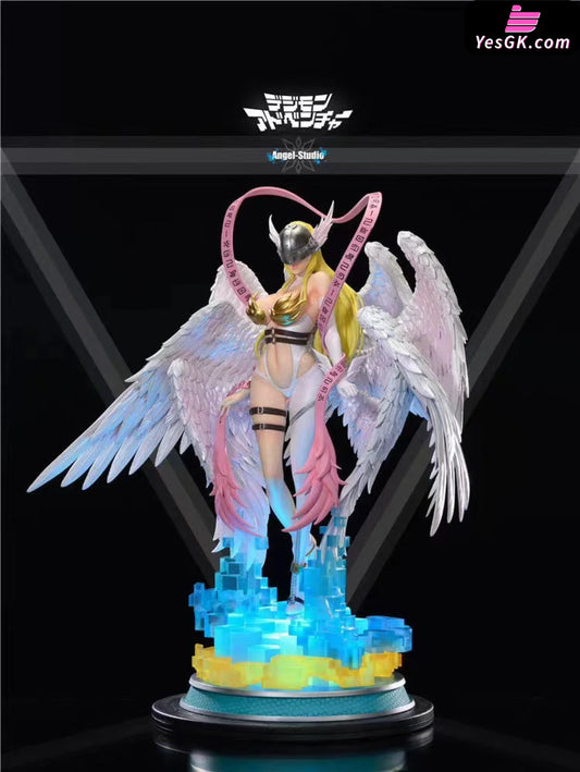 Digimon - Angewomon With Led Resin Statue Angel Studio [In Stock]