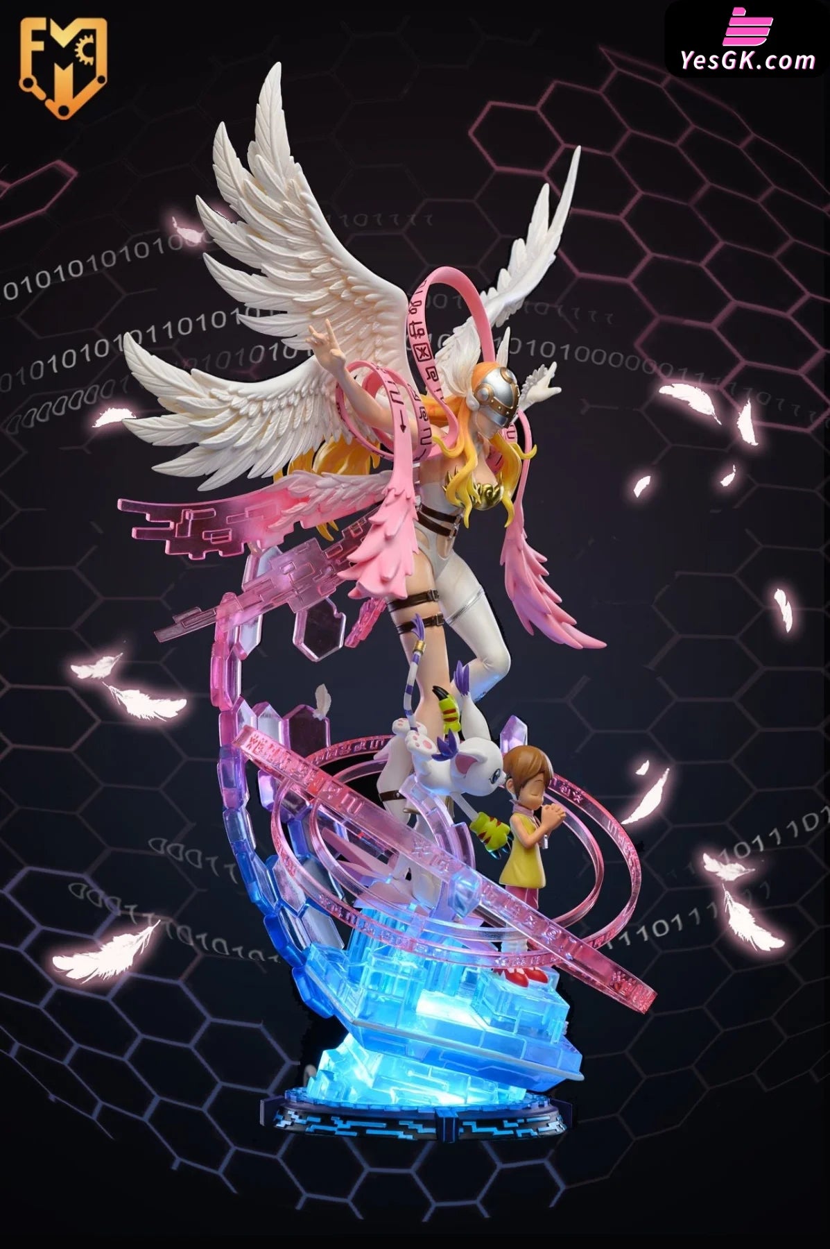 Digimon - Angewomon With Led Resin Statue Mfc Studio [In Stock]
