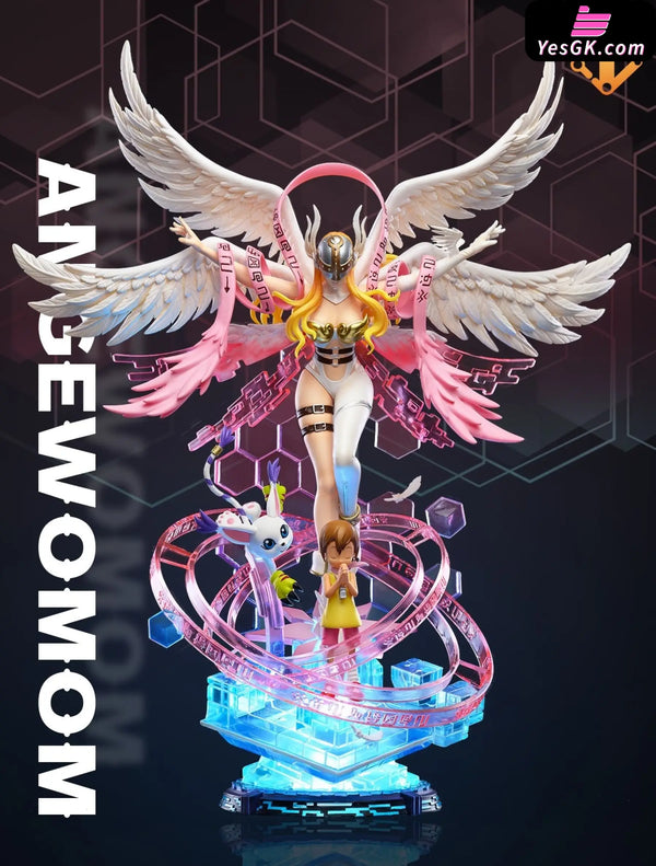 Digimon - Angewomon With Led Resin Statue Mfc Studio [In Stock]