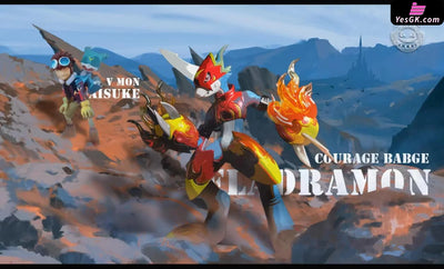 Digimon Armo #1 Fladramon GK Statue - Qiao Wu Mo Wan Studio [In-Stock] Full Payment Digimon