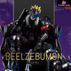 Digimon Beelzebumon Blast Mode And Impmon Statue - T1 Studio [Pre-Order]