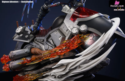 Digimon Beelzebumon Burst Form + Motorcycle Statue - Sun Studio [Pre-Order]