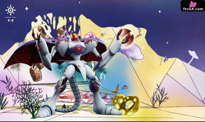 Digimon Belial Vamdemon & Zurumon GK Statue - Genesis Studio [Pre-Order] Digimon