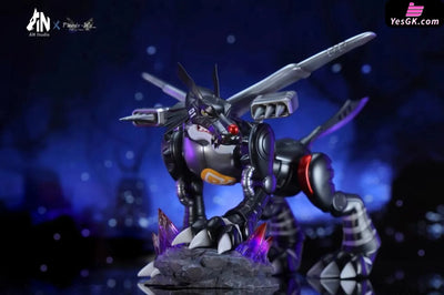 Digimon Black Metal Garurumon & Black Yamato Ishida GK Statue - AN Studio [In-Stock] Full Payment Digimon