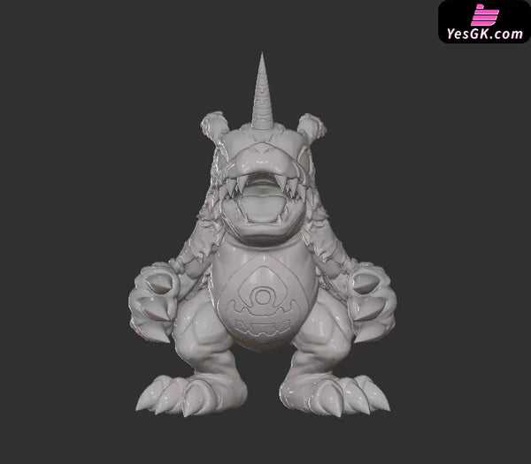 Digimon Bright And Dark Round 2 - Metalgarurumon Darkgarurumon Resin Statue My Studio [Pre - Order]