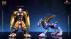 Digimon Bright And Dark Round 2 - Metalgarurumon Darkgarurumon Resin Statue My Studio [Pre - Order]