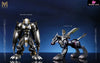 Digimon Bright And Dark Round 2 - Metalgarurumon Darkgarurumon Resin Statue My Studio [Pre - Order]