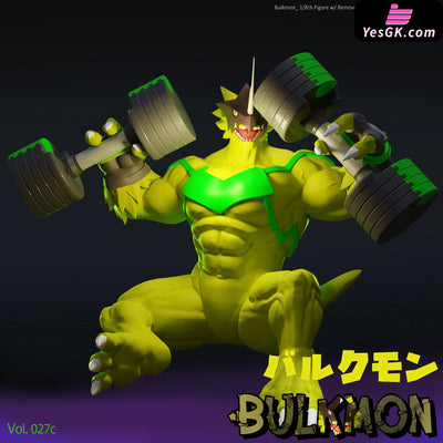 Digimon Bulkmon Statue - Shibadon Studio [Pre - Order] Deposit