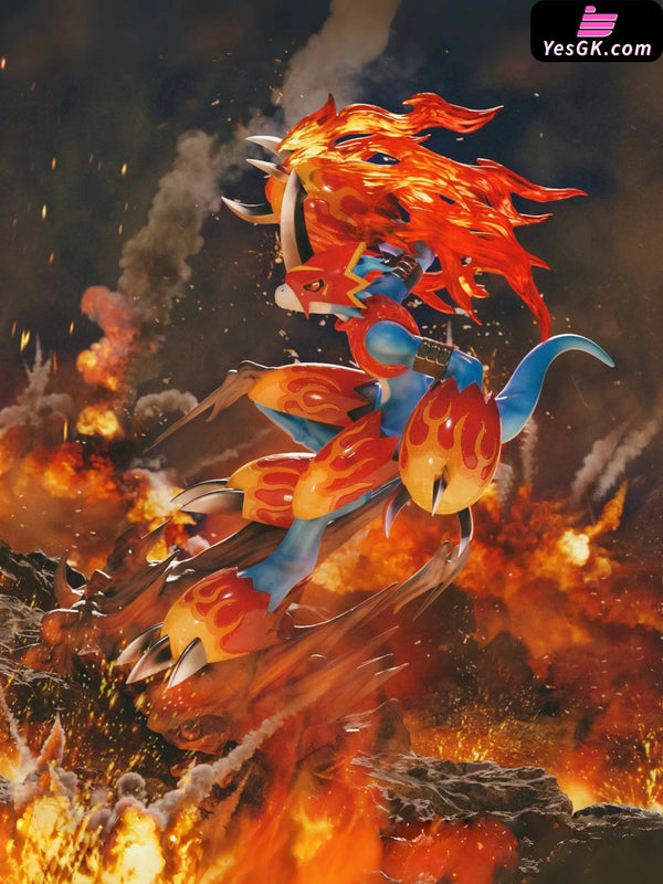 Digimon Burning Courage Fladramon Resin Statue - Nan Gua Zhou Studio [Pre-Order]