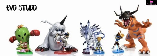 Digimon Champion Series #4 Garurumon GK Statue - EVO Studio [In-Stock] - Full Payment - Digimon