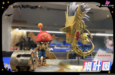 Digimon - Chibi Version Metal Seadramon & Pinochimon Resin Statue Fyy Studio [In Stock]