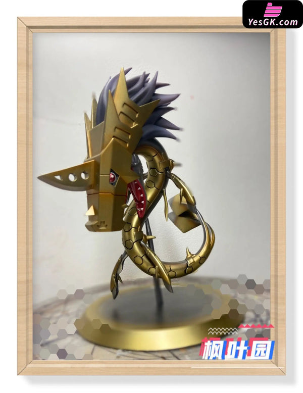 Digimon - Chibi Version Metal Seadramon & Pinochimon Resin Statue - FYY Studio [In Stock] Full Payment / Metal