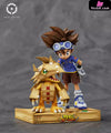 Digimon Childhood Cardboard Character #1 Taichi & Agumon 1/12 GK Statue - BACKLIGHTING Studio [Pre-Order] - Digimon