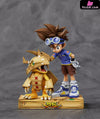 Digimon Childhood Cardboard Character #1 Taichi & Agumon 1/12 GK Statue - BACKLIGHTING Studio [Pre-Order] - Digimon
