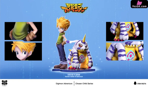 Digimon Chosen Children Series Yamato Ishida & Gabumon GK Statue - Butterfly Studio [Pre-Order] Digimon