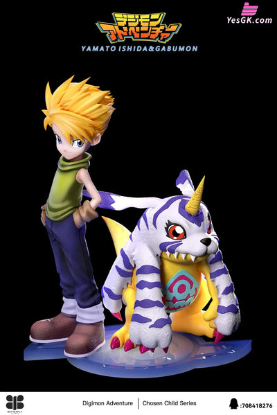Digimon Chosen Children Series Yamato Ishida & Gabumon GK Statue - Butterfly Studio [Pre-Order] Digimon