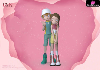 Digimon Couple Takeru Takaishi & Yagami Hikari GK Statue - DMX Studio [Pre-Order] Digimon