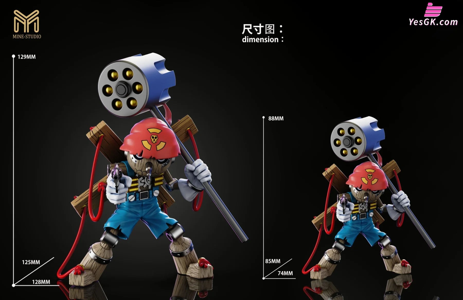 Digimon Dark Masters #4 Pinochimon Resin Statue - MINE Studio – YesGK Digimon Dark Masters #4 Pinochimon Resin Statue - MINE Studio – YesGK