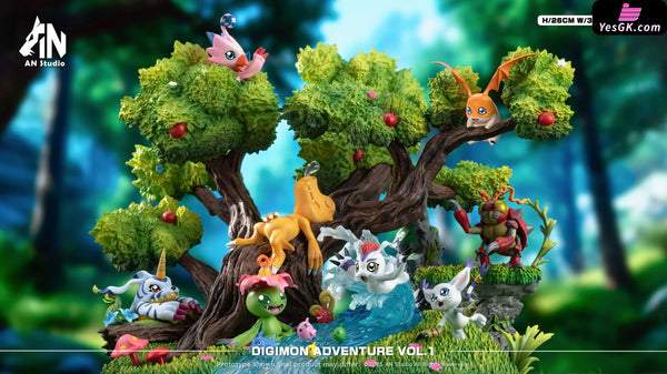 Digimon Digimon Desktop Ecology Series #1 MH GK Statue - AN Studio [In-Stock] - Full Payment - Digimon