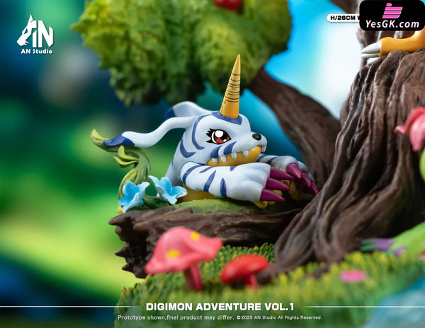 Digimon Digimon Desktop Ecology Series #1 MH GK Statue - AN Studio [In-Stock] - Full Payment - Digimon