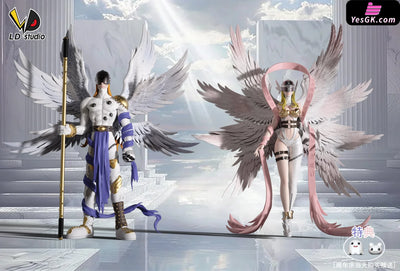 Digimon Digimental of Light Digimental of Hope Angewomon Angemon GK Statue - LD Studio [Pre-Order] Digimon