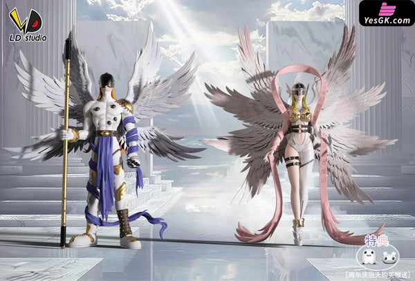 Digimon Digimental of Light Digimental of Hope Angewomon Angemon GK Statue - LD Studio [Pre-Order] Digimon