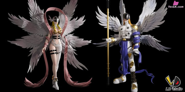 Digimon Digimental of Light Digimental of Hope Angewomon Angemon GK Statue - LD Studio [Pre-Order] Digimon
