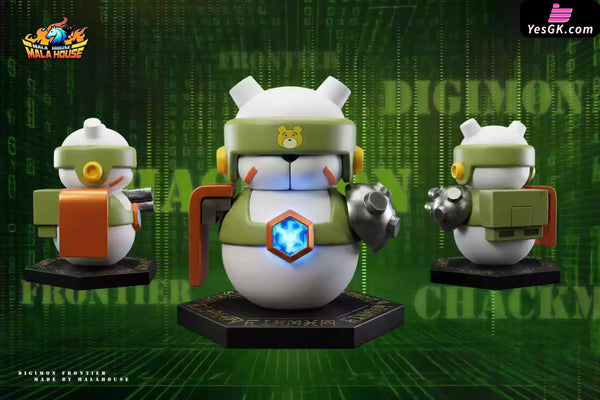 Digimon DigiSpirit Series Agnimon & Wolfmon & Chackmon Statue - MALA HOUSE Studio [Pre-Order] - Deposit / Chackmon