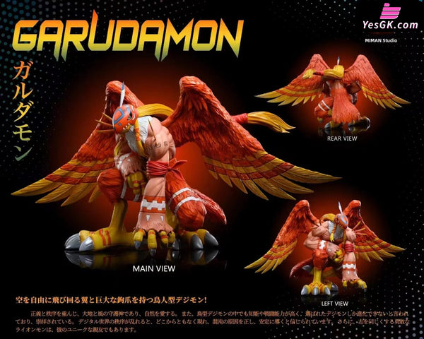 Digimon Digital World Illustrated Book #5 Garudamon GK Statue - MIMAN Studio [In-Stock] - Full Payment - Digimon