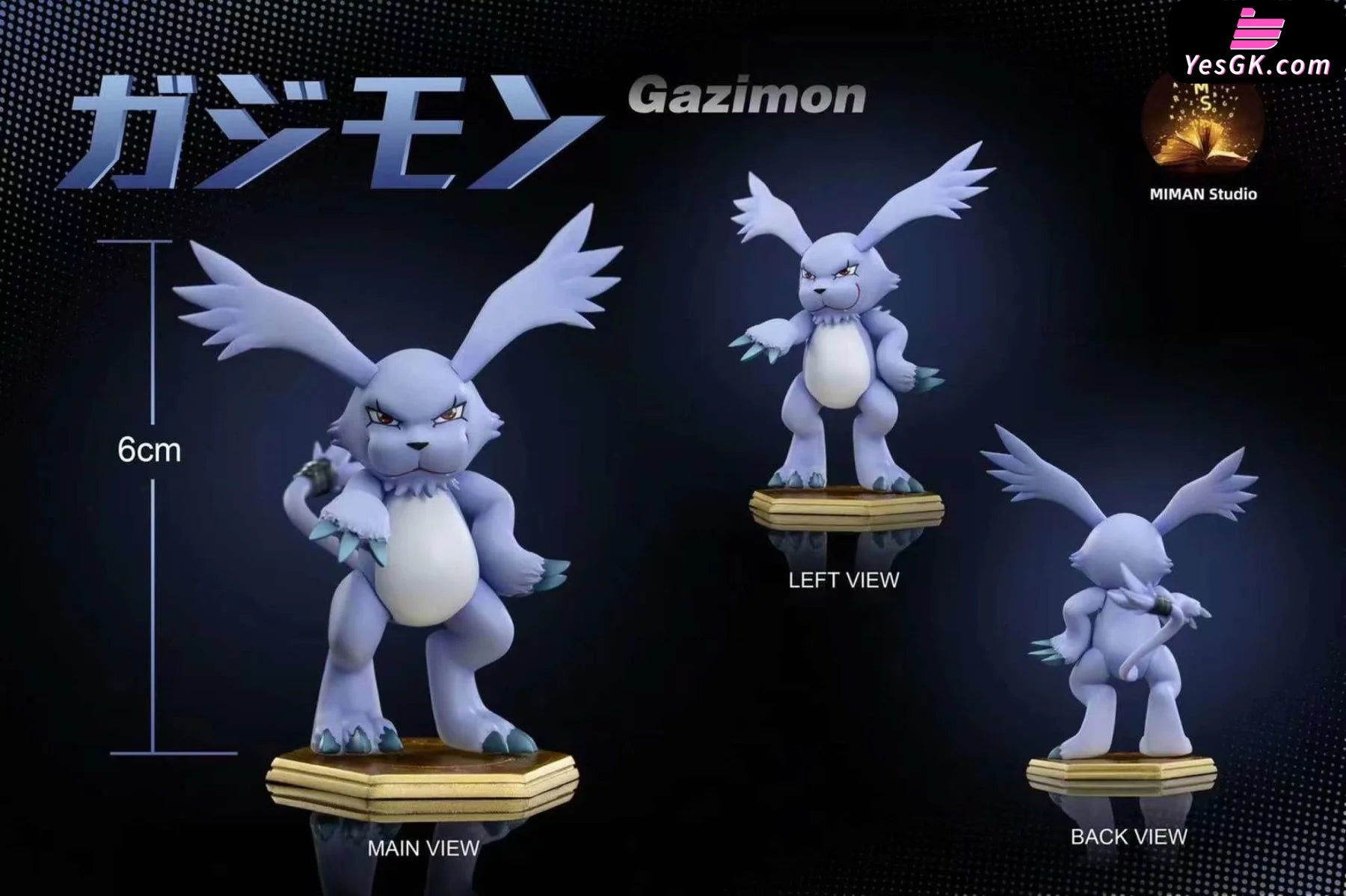 Digimon Digital World Illustrated Book Series #23-#25 Resin Statue - Mi Man Studio [Pre-Order]