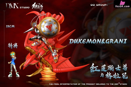 Digimon Dukemon And Grani Resin Statue - Dmx Studio [Pre-Order]