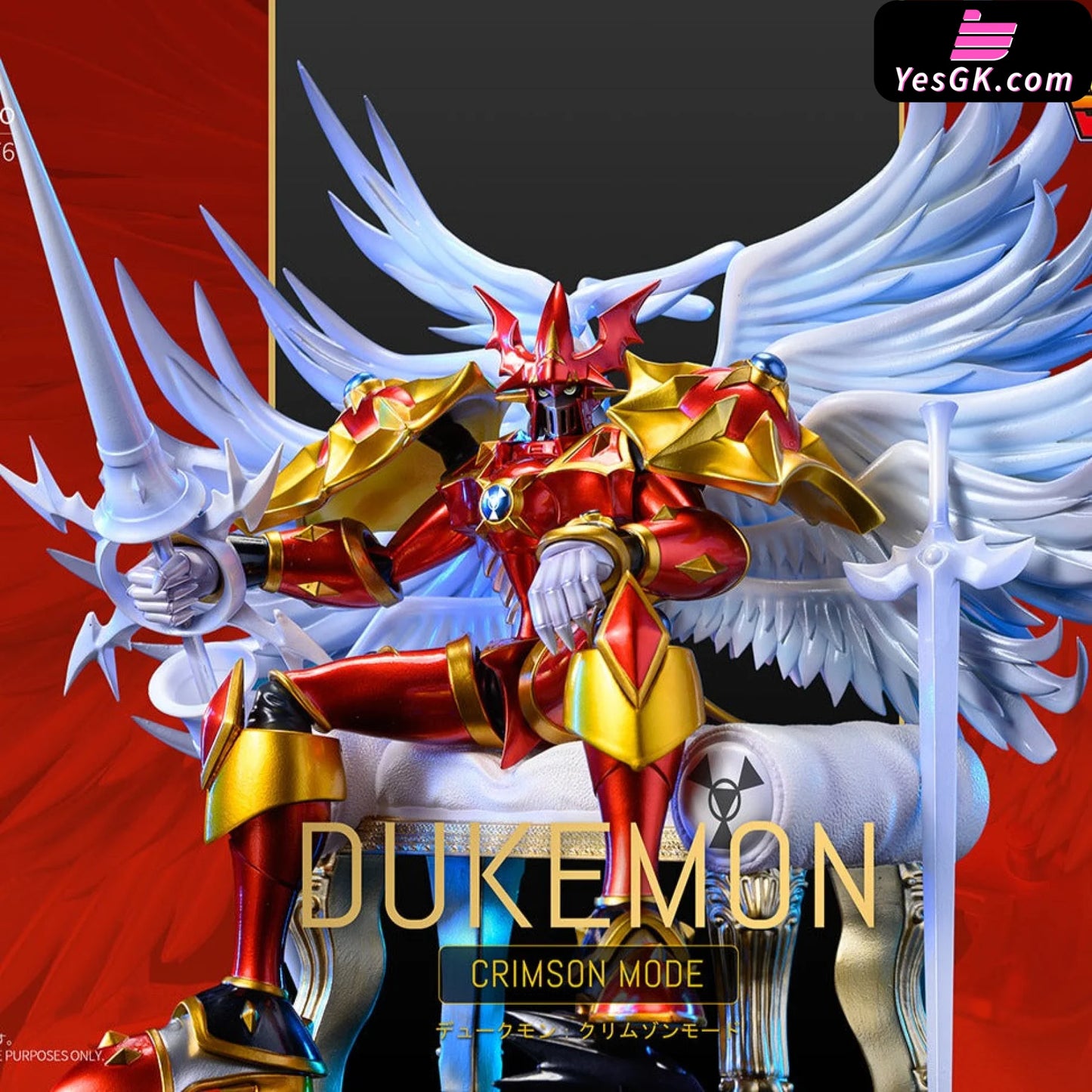 Digimon Dukemon: Crimson Mode Statue - T1 Studio [Pre-Order]