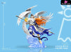 Digimon First Generation Riding Posture #6 #7 Angemon & Takeru and Angewomon & Kari pop GK Statue - DMX Studio