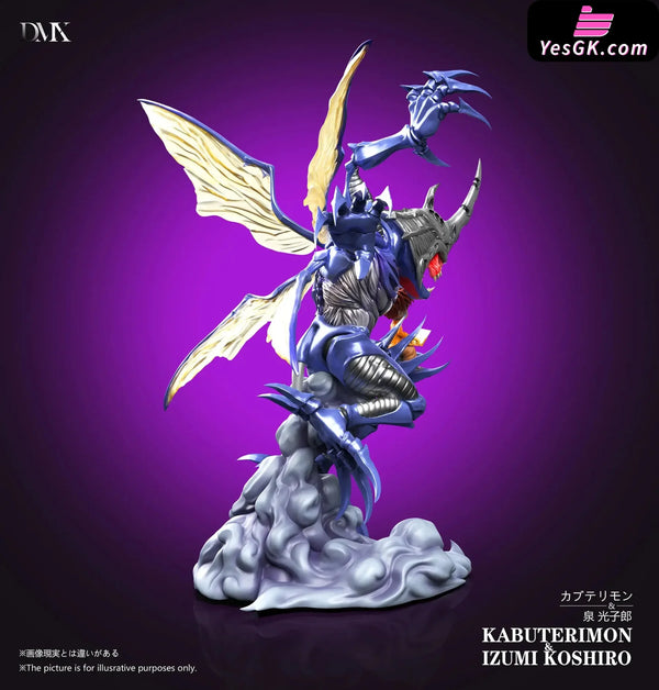 Digimon First Generation Riding Posture Series #5 Kabuterimon & Izumi Kōshirō MH GK Statue - DMX Studio [Pre-Order]