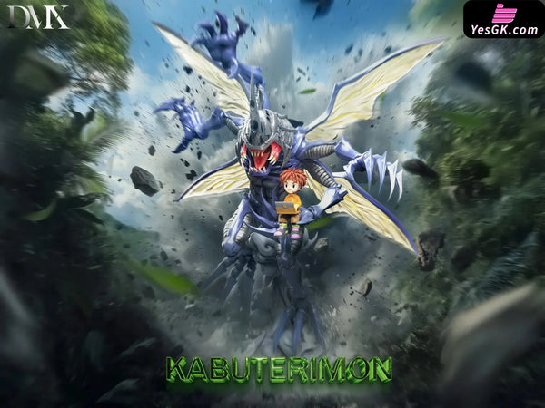 Digimon First Generation Riding Posture Series #5 Kabuterimon & Izumi Kōshirō MH GK Statue - DMX Studio [Pre-Order]