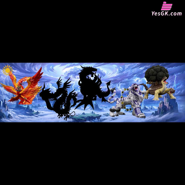 Digimon Four Holy Beasts Series #3 Zhuqiaomon GK Statue - Sun Toys Studio [In-Stock] - Digimon